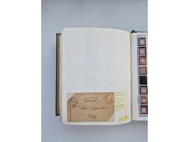 BADEN BIS WÜRTTEMBERG, Stempelsammlung auf einigen tausend Marken und Briefstücken und ein paar Dutzend Belegen, dabei auch N