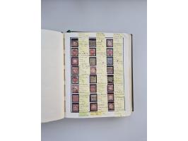 BADEN BIS WÜRTTEMBERG, Stempelsammlung auf einigen tausend Marken und Briefstücken und ein paar Dutzend Belegen, dabei auch N