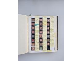 BADEN BIS WÜRTTEMBERG, Stempelsammlung auf einigen tausend Marken und Briefstücken und ein paar Dutzend Belegen, dabei auch N