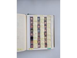 BADEN BIS WÜRTTEMBERG, Stempelsammlung auf einigen tausend Marken und Briefstücken und ein paar Dutzend Belegen, dabei auch N