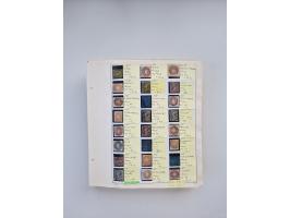 BADEN BIS WÜRTTEMBERG, Stempelsammlung auf einigen tausend Marken und Briefstücken und ein paar Dutzend Belegen, dabei auch N