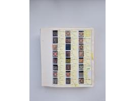 BADEN BIS WÜRTTEMBERG, Stempelsammlung auf einigen tausend Marken und Briefstücken und ein paar Dutzend Belegen, dabei auch N