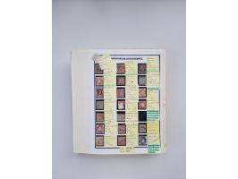 BADEN BIS WÜRTTEMBERG, Stempelsammlung auf einigen tausend Marken und Briefstücken und ein paar Dutzend Belegen, dabei auch N