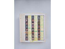 BADEN BIS WÜRTTEMBERG, Stempelsammlung auf einigen tausend Marken und Briefstücken und ein paar Dutzend Belegen, dabei auch N