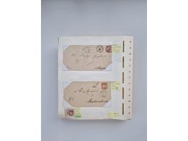 BADEN BIS WÜRTTEMBERG, Stempelsammlung auf einigen tausend Marken und Briefstücken und ein paar Dutzend Belegen, dabei auch N