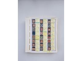 BADEN BIS WÜRTTEMBERG, Stempelsammlung auf einigen tausend Marken und Briefstücken und ein paar Dutzend Belegen, dabei auch N