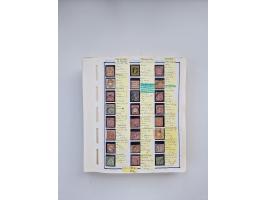 BADEN BIS WÜRTTEMBERG, Stempelsammlung auf einigen tausend Marken und Briefstücken und ein paar Dutzend Belegen, dabei auch N