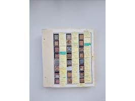 BADEN BIS WÜRTTEMBERG, Stempelsammlung auf einigen tausend Marken und Briefstücken und ein paar Dutzend Belegen, dabei auch N