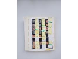 BADEN BIS WÜRTTEMBERG, Stempelsammlung auf einigen tausend Marken und Briefstücken und ein paar Dutzend Belegen, dabei auch N