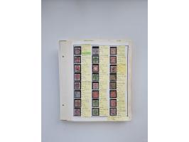 BADEN BIS WÜRTTEMBERG, Stempelsammlung auf einigen tausend Marken und Briefstücken und ein paar Dutzend Belegen, dabei auch N