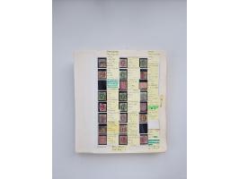 BADEN BIS WÜRTTEMBERG, Stempelsammlung auf einigen tausend Marken und Briefstücken und ein paar Dutzend Belegen, dabei auch N