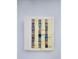 BADEN BIS WÜRTTEMBERG, Stempelsammlung auf einigen tausend Marken und Briefstücken und ein paar Dutzend Belegen, dabei auch N