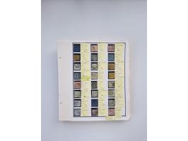 BADEN BIS WÜRTTEMBERG, Stempelsammlung auf einigen tausend Marken und Briefstücken und ein paar Dutzend Belegen, dabei auch N