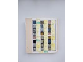 BADEN BIS WÜRTTEMBERG, Stempelsammlung auf einigen tausend Marken und Briefstücken und ein paar Dutzend Belegen, dabei auch N