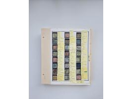 BADEN BIS WÜRTTEMBERG, Stempelsammlung auf einigen tausend Marken und Briefstücken und ein paar Dutzend Belegen, dabei auch N