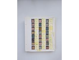 BADEN BIS WÜRTTEMBERG, Stempelsammlung auf einigen tausend Marken und Briefstücken und ein paar Dutzend Belegen, dabei auch N