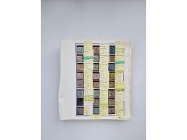 BADEN BIS WÜRTTEMBERG, Stempelsammlung auf einigen tausend Marken und Briefstücken und ein paar Dutzend Belegen, dabei auch N