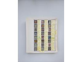 BADEN BIS WÜRTTEMBERG, Stempelsammlung auf einigen tausend Marken und Briefstücken und ein paar Dutzend Belegen, dabei auch N