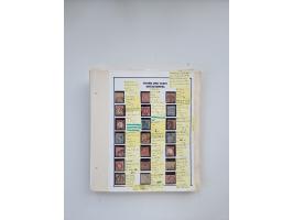 BADEN BIS WÜRTTEMBERG, Stempelsammlung auf einigen tausend Marken und Briefstücken und ein paar Dutzend Belegen, dabei auch N