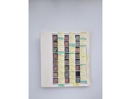 BADEN BIS WÜRTTEMBERG, Stempelsammlung auf einigen tausend Marken und Briefstücken und ein paar Dutzend Belegen, dabei auch N