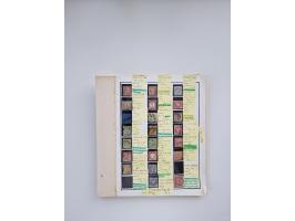 BADEN BIS WÜRTTEMBERG, Stempelsammlung auf einigen tausend Marken und Briefstücken und ein paar Dutzend Belegen, dabei auch N