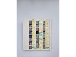 BADEN BIS WÜRTTEMBERG, Stempelsammlung auf einigen tausend Marken und Briefstücken und ein paar Dutzend Belegen, dabei auch N