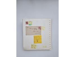 BADEN BIS WÜRTTEMBERG, Stempelsammlung auf einigen tausend Marken und Briefstücken und ein paar Dutzend Belegen, dabei auch N