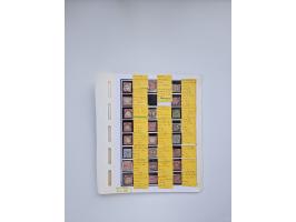 BADEN BIS WÜRTTEMBERG, Stempelsammlung auf einigen tausend Marken und Briefstücken und ein paar Dutzend Belegen, dabei auch N