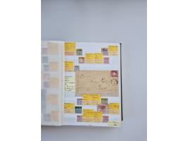 BADEN BIS WÜRTTEMBERG, Stempelsammlung auf einigen tausend Marken und Briefstücken und ein paar Dutzend Belegen, dabei auch N