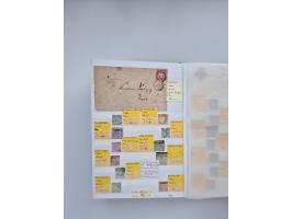 BADEN BIS WÜRTTEMBERG, Stempelsammlung auf einigen tausend Marken und Briefstücken und ein paar Dutzend Belegen, dabei auch N