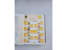 BADEN BIS WÜRTTEMBERG, Stempelsammlung auf einigen tausend Marken und Briefstücken und ein paar Dutzend Belegen, dabei auch N