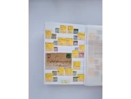 BADEN BIS WÜRTTEMBERG, Stempelsammlung auf einigen tausend Marken und Briefstücken und ein paar Dutzend Belegen, dabei auch N