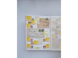 BADEN BIS WÜRTTEMBERG, Stempelsammlung auf einigen tausend Marken und Briefstücken und ein paar Dutzend Belegen, dabei auch N