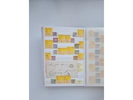 BADEN BIS WÜRTTEMBERG, Stempelsammlung auf einigen tausend Marken und Briefstücken und ein paar Dutzend Belegen, dabei auch N