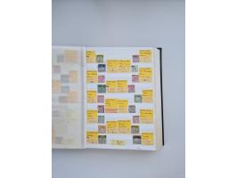 BADEN BIS WÜRTTEMBERG, Stempelsammlung auf einigen tausend Marken und Briefstücken und ein paar Dutzend Belegen, dabei auch N