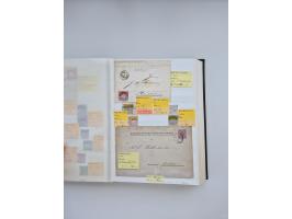 BADEN BIS WÜRTTEMBERG, Stempelsammlung auf einigen tausend Marken und Briefstücken und ein paar Dutzend Belegen, dabei auch N