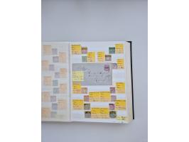 BADEN BIS WÜRTTEMBERG, Stempelsammlung auf einigen tausend Marken und Briefstücken und ein paar Dutzend Belegen, dabei auch N