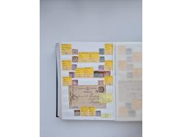 BADEN BIS WÜRTTEMBERG, Stempelsammlung auf einigen tausend Marken und Briefstücken und ein paar Dutzend Belegen, dabei auch N