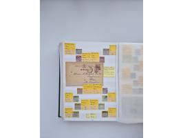 BADEN BIS WÜRTTEMBERG, Stempelsammlung auf einigen tausend Marken und Briefstücken und ein paar Dutzend Belegen, dabei auch N