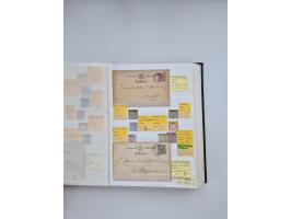 BADEN BIS WÜRTTEMBERG, Stempelsammlung auf einigen tausend Marken und Briefstücken und ein paar Dutzend Belegen, dabei auch N