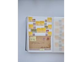 BADEN BIS WÜRTTEMBERG, Stempelsammlung auf einigen tausend Marken und Briefstücken und ein paar Dutzend Belegen, dabei auch N