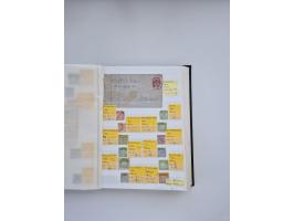 BADEN BIS WÜRTTEMBERG, Stempelsammlung auf einigen tausend Marken und Briefstücken und ein paar Dutzend Belegen, dabei auch N