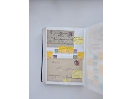 BADEN BIS WÜRTTEMBERG, Stempelsammlung auf einigen tausend Marken und Briefstücken und ein paar Dutzend Belegen, dabei auch N