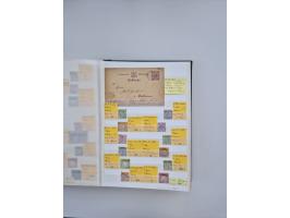 BADEN BIS WÜRTTEMBERG, Stempelsammlung auf einigen tausend Marken und Briefstücken und ein paar Dutzend Belegen, dabei auch N