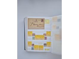 BADEN BIS WÜRTTEMBERG, Stempelsammlung auf einigen tausend Marken und Briefstücken und ein paar Dutzend Belegen, dabei auch N