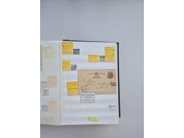 BADEN BIS WÜRTTEMBERG, Stempelsammlung auf einigen tausend Marken und Briefstücken und ein paar Dutzend Belegen, dabei auch N