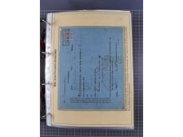 1875/89, gestempelte Spezialsammlung “Pfennig/-e” mit etwas über 130 Briefen und Karten, ab Brustschilde in Pfennigwährung ve