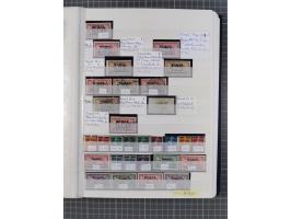 1920/23, postfrische, ungebrauchte und gestempelte Partie im Steckbuch, einige hundert Werte