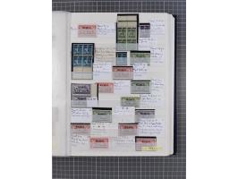 1920/23, postfrische, ungebrauchte und gestempelte Partie im Steckbuch, einige hundert Werte