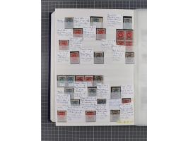 1920/23, postfrische, ungebrauchte und gestempelte Partie im Steckbuch, einige hundert Werte